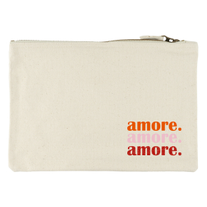 Clutch Beauty Bag AMORE maxi 28x19cm SirHenry´s