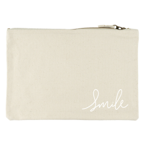 Clutch Beauty Bag SCRIPT maxi 28x19cm personalisierbar...