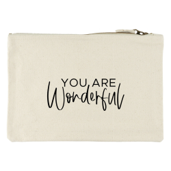 Clutch Beauty Bag WONDERFUL 28x19cm personalisierbar SirHenry´s