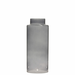 Storefactory Glaszylinder STORM grau | Ø 13x30cm