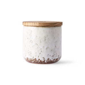 HKliving Duftkerze NORTHERN SOUL 70´s bunt | 10,5x10,5x10cm