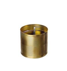 Living by Heart Outdoor Candle Kerze GOLD  | Ø 10x15cm