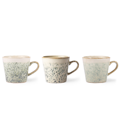 Becher HAIL Cappuccino Mug Keramik 70&acute;s bunt HK Living