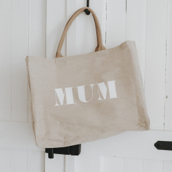 a good smile Shopping Bag Canvas Maxi MUM beige