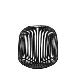 Blomus Laterne LITO M schwarz | Ø 28x27 cm