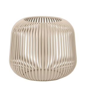 Blomus Laterne LITO S beige nomad | Ø 20x17 cm