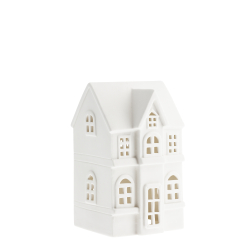 Storefactory Dekohaus BYN Nr 3 weiß | 10x9x15 cm