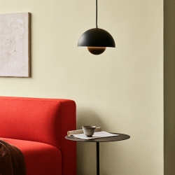 &Tradition Pendelleuchte FLOWERPOT VP1 schwarz matt