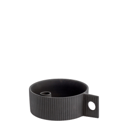 Storefactory Kerzenhalter LIDABY S anthrazit | Ø 19x6 cm