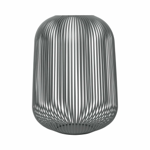 Blomus Laterne LITO L steel dunkelgrau | Ø 33x45 cm