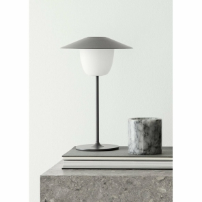Blomus Duftkerze FRABLE sharkskin grau | Ø 10x11cm