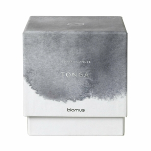 Blomus Duftkerze FRABLE sharkskin grau | Ø 10x11cm