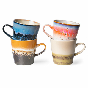 HKliving Becher PEGASUS AMERICANO Mugs 70´s bunt...