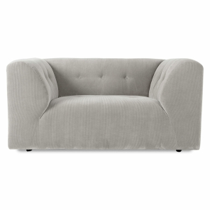 HKLiving Couch Vint LOVESEAT Cordrippe cream