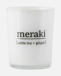 Meraki Duftkerze WHITE TEA & GINGER klein