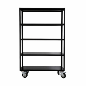 House Doctor Regal mit Rollen TROLLEY schwarz