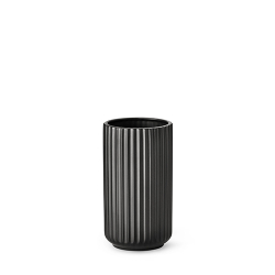 Lyngby Porcelæn Vase BLACK S schwarz matt Porzellan