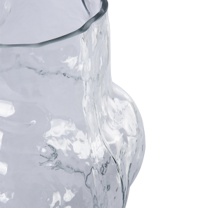HKliving Vase CLOUD HIGH Glas klar | 23x20x36cm