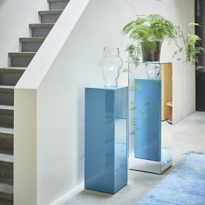 HKliving Vase CLOUD HIGH Glas klar