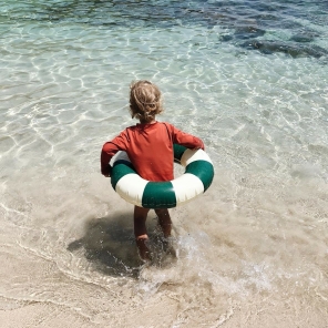 Petites Pommes Schwimmring SALLY Oxford Green Ø90cm
