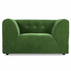 HKLiving Couch Vint LOVESEAT royal velvet green