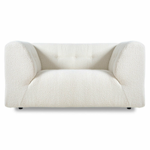 HKLiving Couch Vint LOVESEAT boucle cream 