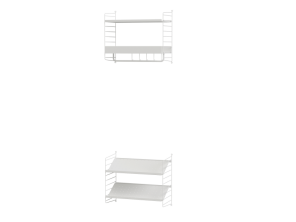 String Furniture Garderoben-Set E mit Schuhständer