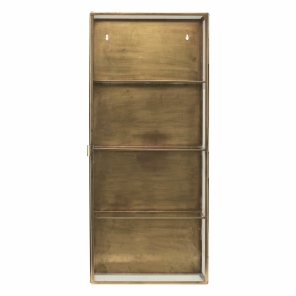 House Doctor Schrank GLASS messing | 35x80x15cm