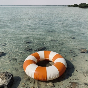 Petites Pommes Schwimmring SALLY Tangerine | Ø 90cm