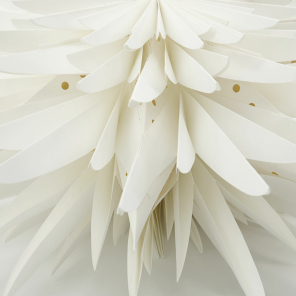 House Doctor Papierstern Stern DUST creme offwhite Papier...