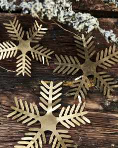 House Doctor Ornament STARS LAMET Antikes Messing