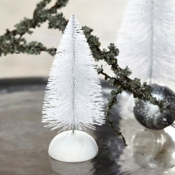 House Doctor Weihnachtsbaum FROST Weiß 17cm