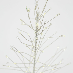 House Doctor Weihnachtsbaum GLOW mit LED weiß Draht Ø12x45cm
