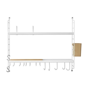 String Furniture Regal KITCHEN Wandregal weiß