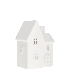 Storefactory Dekorationshaus BYN Nr. 11 Keramik weiß | 12x8x16 cm