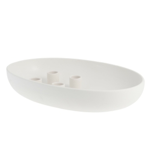 Storefactory Kerzenhalter GULLHOLMEN Keramik weiß