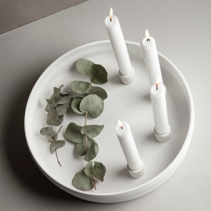 Storefactory Kerzenhalter KVISTHOLMEN Keramik weiß...