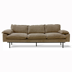 HKliving Sofa RETRO 4-Sitzer 245cm verschiedene Farben