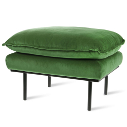 HKliving Retro HOCKER für Retro Sofa 72cm