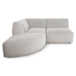 HKliving Couch JAX modular Chenille hellgrau