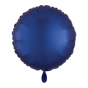 Ballon RUND dunkelblau Folienballon