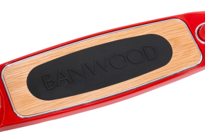 Banwood Kinderroller mit Korb MIDI rot