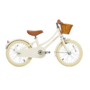 Banwood Kinderfahrrad mit Korb CLASSIC creme