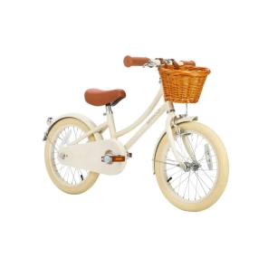 Banwood Kinderfahrrad mit Korb CLASSIC creme