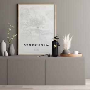 Nordic Flame Feuerlöscher GOLD EDITION schwarz gold 2kg