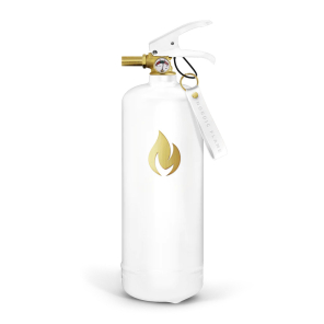 Nordic Flame Feuerlöscher GOLD EDITION weiß 2 KG