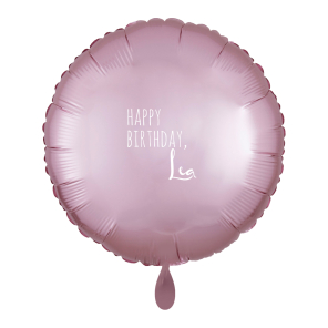 Ballon HAPPY BIRTHDAY Rund Ø45cm personalisierbar