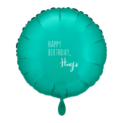 Ballon HAPPY BIRTHDAY Rund Ø45cm personalisierbar