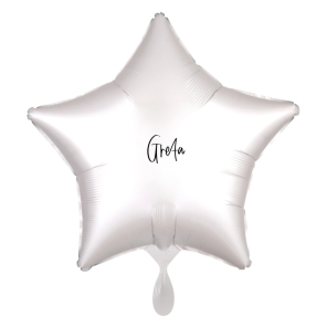 Ballon NAME Stern Ø45cm personalisierbar