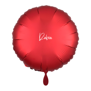 Ballon NAME Rund Ø45cm personalisierbar
